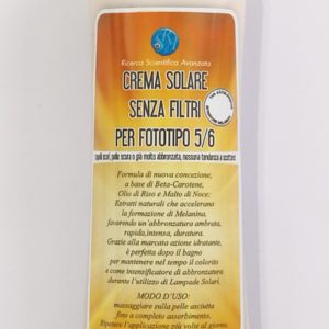 attivatore melanico crema solare